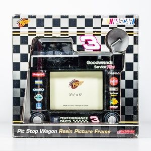 Dale Earnhardt Pit Stop Wagon Resin Picture Frame